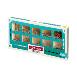 Sada 10 kovových hlavolamů