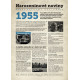 Narozeninové noviny 1955 s vlastním textem a fotografií