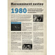 Narozeninové noviny 1980 s vlastním textem a fotografií