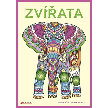 Relaxační omalovánky pro dospělé ZVÍŘATA